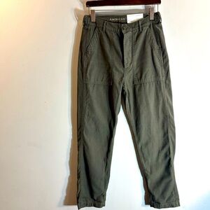 American Eagle Outfitters Sz 4 Pants Highest Rise 90s Boyfriend Button Fly NEW